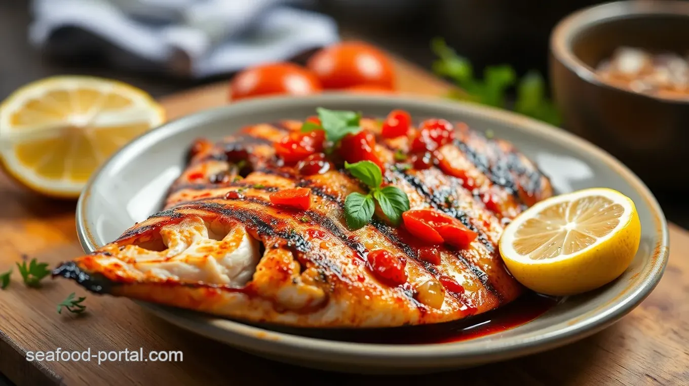 Grilled Fish with Spicy Marinade Delight