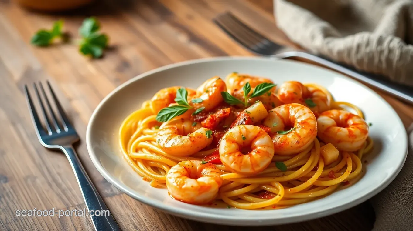 Spicy Prawn Pasta Delight