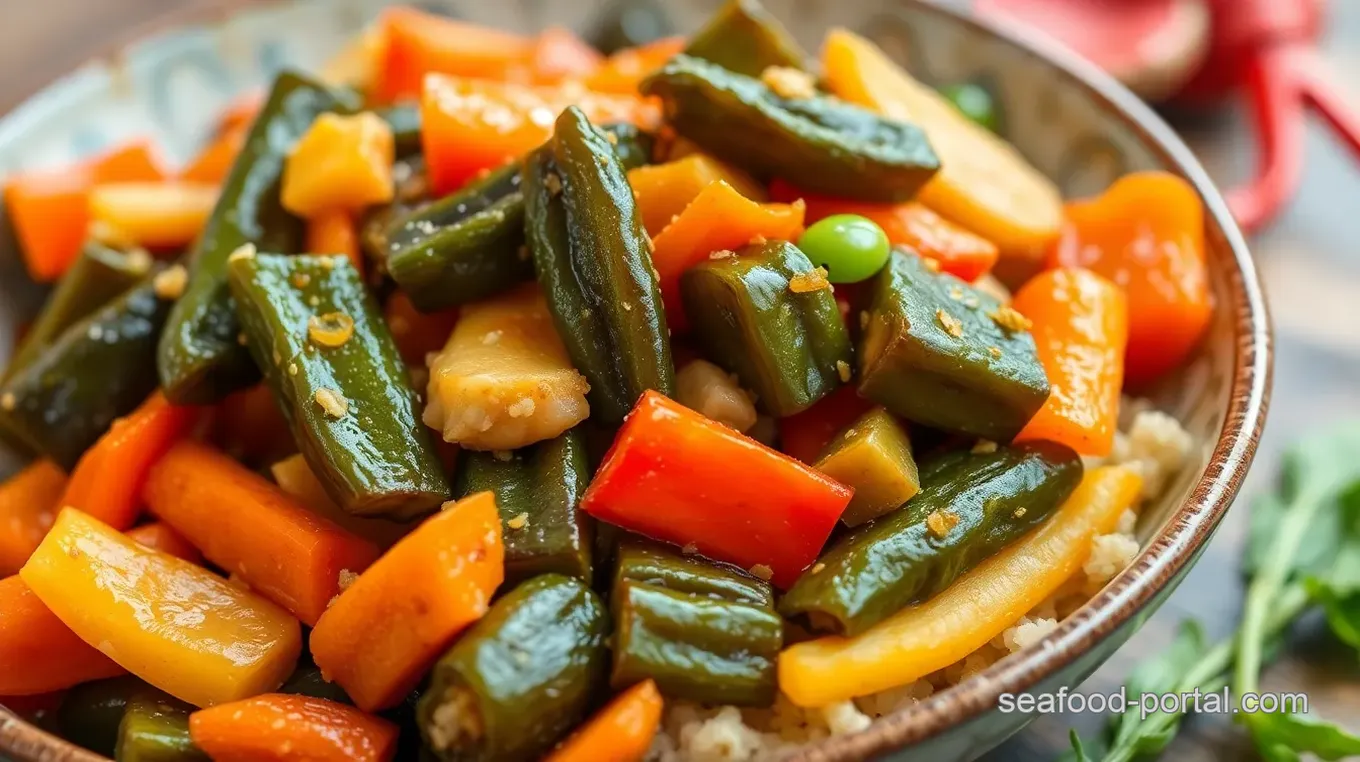 Garlic Stir-Fried Sea Cucumbers with Vegetables