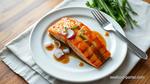 Bake Salmon with Honey-Ginger Soy Glaze