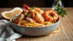 Crab & Prawn Linguine Delight