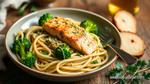 Delicious Pesto Salmon Pasta with Broccoli