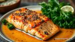 Delicious Roasted Salmon with Kale