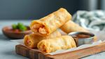 Fried Shrimp Egg Rolls - Crispy Treats