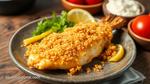 Fry Deboned Fish with Crunchy Cornflake Crust