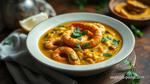 Quick Mung Dal with Prawns in 30 Minutes