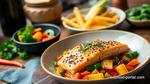 Stir-Fry Salmon with Colorful Veggies