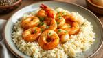 Skillet Prawns with Creamy Rice in 30 Min