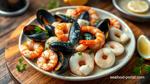 Steam Seafood Medley with Creamy Flavor