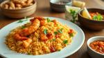 Stir-Fried King Prawn Biryani Delight