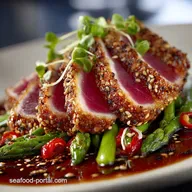 SesameCrusted Ahi Tuna Steak Easy PanSeared Perfection in 15 Minutes