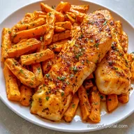 Crispy Air Fryer Cod Sweet Potato Chips
