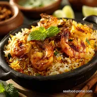 Shrimp Biryani: Authentic Dum Technique for Fragrant Prawns