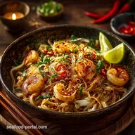 Authentic Shrimp Pad Thai Recipe StreetStyle Wok Hei at Home
