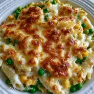 Creamy Baked Cheesy Tuna Pasta