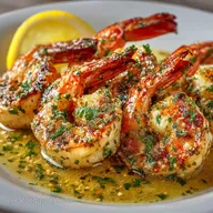 Posh Baked Colossal Shrimp with Lemon Garlic Butter Sauce Effortless Luxury
