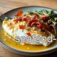 Easy & Juicy Baked Fish with Bacon & Crispy Parmesan: A Family Favorite!