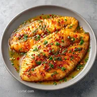Baked Garlic Tilapia Fillet in 17 Minutes