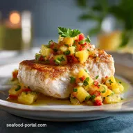 Baked Mahi Mahi with Pineapple Salsa Ready in 30 Min