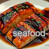 Balsamic-Glazed Salmon with Honey and Garlic