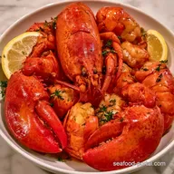 Boiled Live Lobster Dinner for 4 Servings