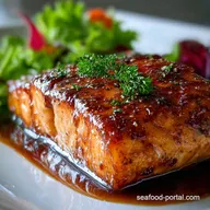 Bourbon Glazed Salmon in 20 Minutes | Baked Salmon Recipes