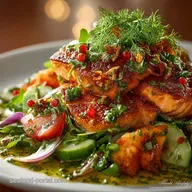 The Proper Flake Bright Herby Flaky Salmon Salad
