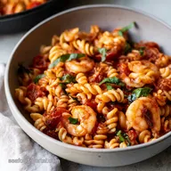 Burst Tomato Shrimp Pasta Quick Easy Weeknight Dinner