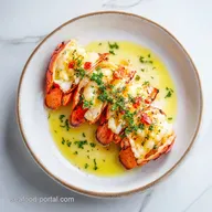 Butter Poached Lobster for 4 Servings: Tender French Technique