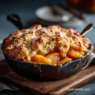 The Best Homemade Peach Cobbler Recipe Easy Buttery Topping