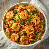Cajun Shrimp Rice: One-Pot