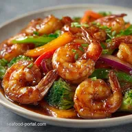 Cantonese Shrimp Vegetables: Silky