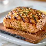 Cedar Plank Grilled Salmon for 4 Servings