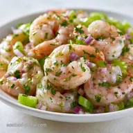 Creamy Celery and Onion Shrimp Salad