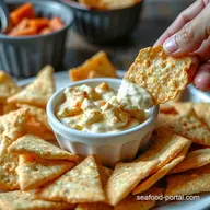 Easy Crab Rangoon Dip Recipe Creamy Cheesy Party Appetizer