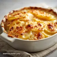 Cheesy Scalloped Potatoes Recipe for 8 Servings: Creamy