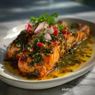 Chimichurri Salmon Recipe: Mahogany Crust