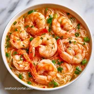 Chinese Shrimp Rice Noodle Soup in 30 Minutes