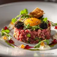 Lean Bison Tartare Luxurious French Appetizer Recipe