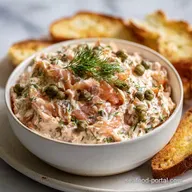 Smoked Salmon Dip: Easy Creamy Recipe with Dill Capers