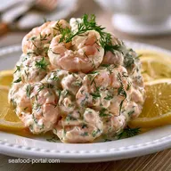 Cold Shrimp Salad With Dill: Creamy