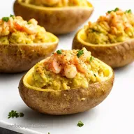 Seafood Stuffed Potatoes Recipe Coops Coastal Comfort