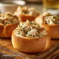 Crab Bruschetta: Creamy Herb Topping