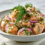 Creamy Dill Salmon Salad in 15 Minutes