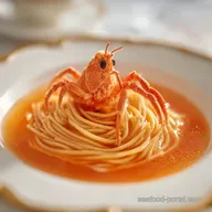 Lobster Bisque Pasta for 4 Servings with Tender Lobster Chunks