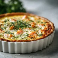 Creamy Salmon Quiche Ready in 1 Hour 5 Minutes