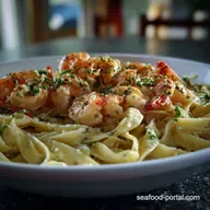 Creamy Shrimp Alfredo Pasta with Garlic Youll Want Every Week