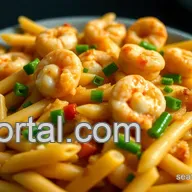 Delicious Creamy Shrimp and Peppers Penne: An Easy Weeknight Winner