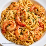 Creamy Shrimp Pasta with Milk in 30 Min