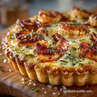 GoldenCrusted Creamy Shrimp Pie with Tarragon Recipe